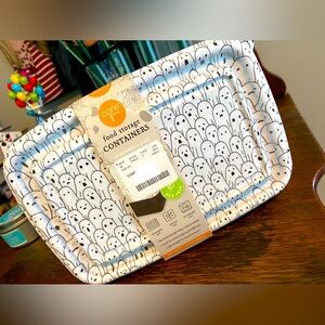 Core Kitchen • 👻 Halloween Ghosts • Meal Prep Containers •